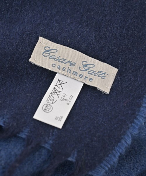 Cesare Gatti（チェザーレガッティ）マフラー 紺 サイズ:- メンズ/2200619362058