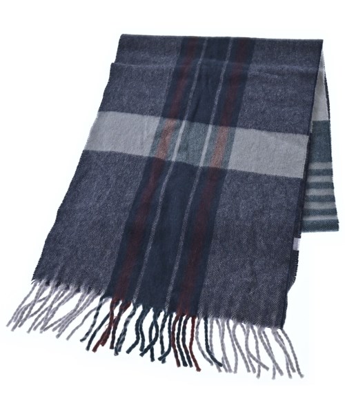 Cesare Gatti(チェザーレガッティ)マフラー 紺 サイズ:-/2200674420045