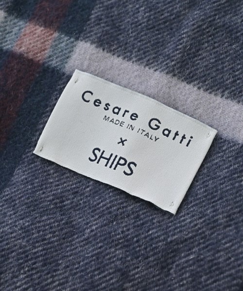 Cesare Gatti（チェザーレガッティ）マフラー 紺 サイズ:- メンズ/2200674420045