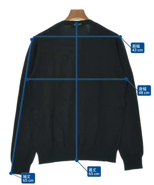 frankie morello（フランキーモレロ）ニット・セーター 黒 サイズ:M メンズ/2200654925058