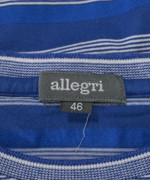 allegri（アレグリ）Tシャツ・カットソー 青 サイズ:46(M位) メンズ/2200637841139