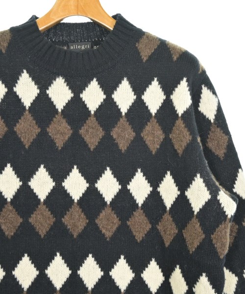 allegri（アレグリ）ニット・セーター 黒 サイズ:48(L位) メンズ/2200633165017