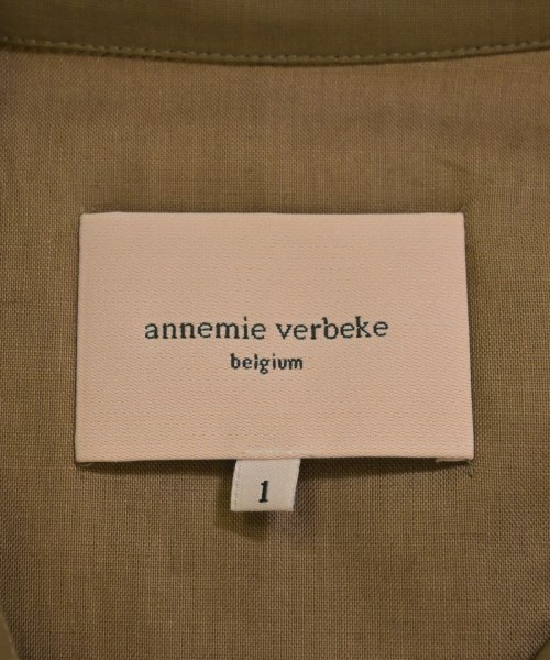 annemie verbeke（アネミベルベッカ）ステンカラーコート 茶 サイズ:1(S位) レディース/2200701704018