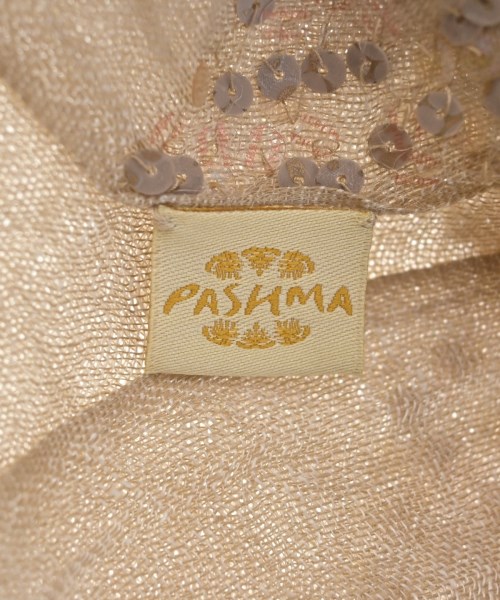PASHMA（パシュマ）ストール ベージュ サイズ:- レディース/2200639840062