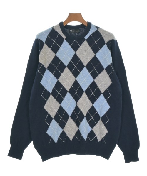 HAWICK(ホウウィック)ニット・セーター 紺 サイズ:L/2200627918445