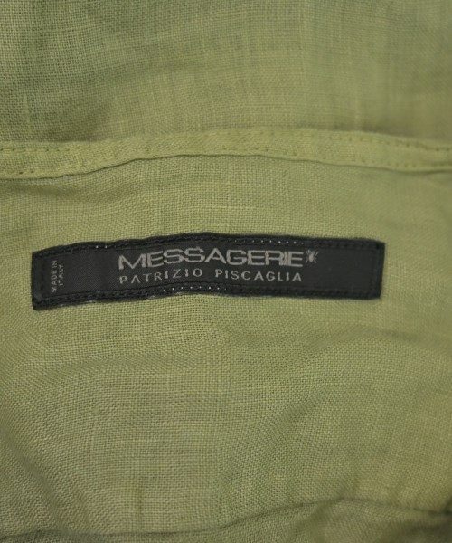 MESSAGERIE（メッサジェリエ）カジュアルシャツ カーキ サイズ:39(M位) メンズ/2200720372816