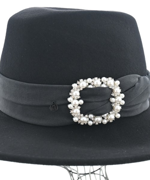 MAISON MICHEL（メゾンミッシェル）ハット 黒 サイズ:S レディース/2200642496126