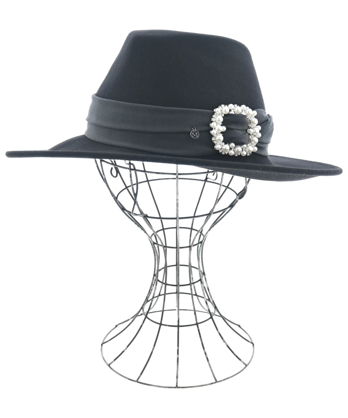 【MAISON MICHEL】メゾンミッシェル チャールズ ハット MAISON MICHEL（メゾンミッシェル）ハット 黒 サイズ:S レディース
