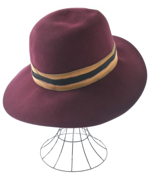 MAISON MICHEL（メゾンミッシェル）ハット 赤 サイズ:L レディース/2200634833182