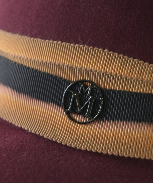 MAISON MICHEL（メゾンミッシェル）ハット 赤 サイズ:L レディース/2200634833182