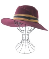 MAISON MICHEL メイソンミッシェル レディース ウールハット M MAISON MICHEL（メゾンミッシェル）ハット 赤 サイズ:L レディース