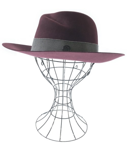 MAISON MICHEL メゾンミッシェル ハット 帽子 グレー メゾンミッシェル ハット グレー Mサイズ メゾンミッシェル グラス