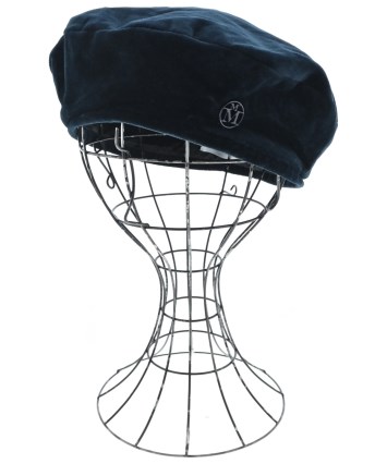 MAISON MICHEL（メゾンミッシェル）ハンチング・ベレー帽 紺 サイズ