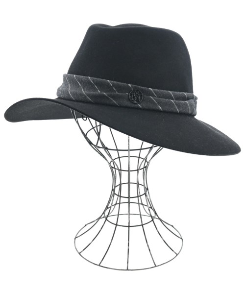 MAISON MICHEL(メゾンミッシェル)ハット 黒 サイズ:L/2200663832026