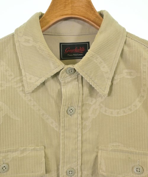 GANGSTERVILLE（ギャングスタービル）カジュアルシャツ ベージュ サイズ:L メンズ/2200655767114