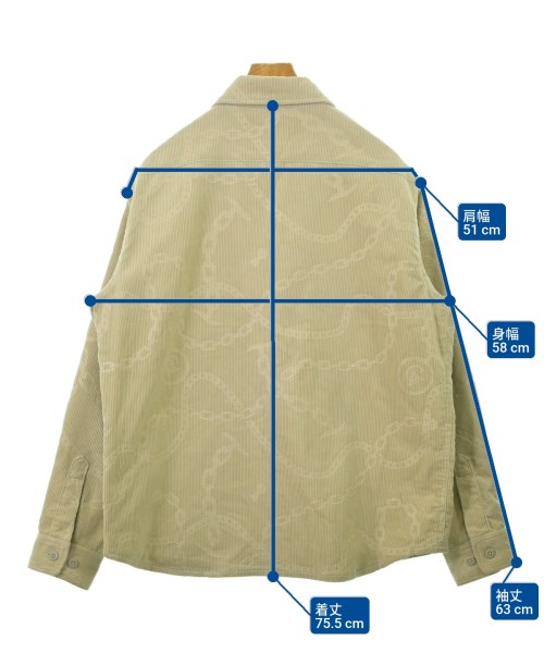 GANGSTERVILLE（ギャングスタービル）カジュアルシャツ ベージュ サイズ:L メンズ/2200655767114