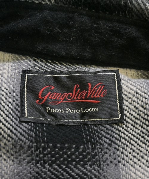 GANGSTERVILLE（ギャングスタービル）カジュアルシャツ 黒 サイズ:L メンズ/2200655767138