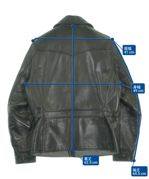 GANGSTERVILLE（ギャングスタービル）ライダース 黒 サイズ:M メンズ/2200661211021