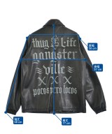 GANGSTERVILLE（ギャングスタービル）ブルゾン 黒 サイズ:L メンズ/2200636703032