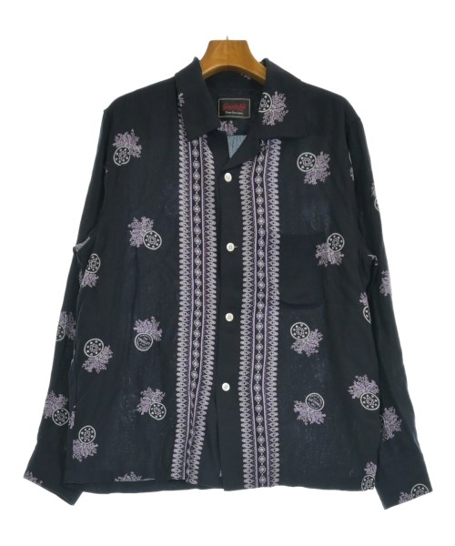 GANGSTERVILLE(ギャングスタービル)カジュアルシャツ 黒 サイズ:M/2200651131056