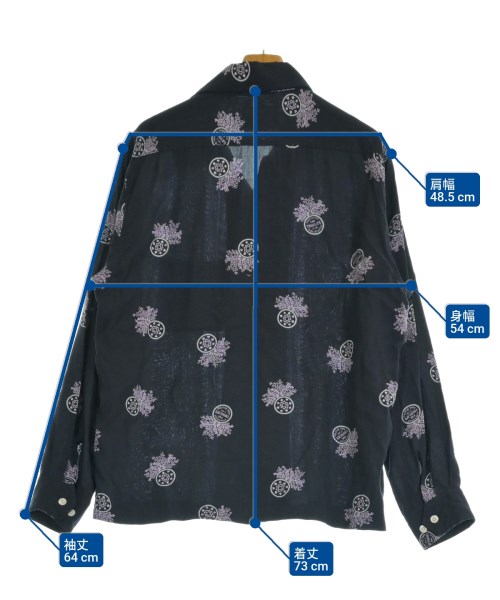 GANGSTERVILLE（ギャングスタービル）カジュアルシャツ 黒 サイズ:M メンズ/2200651131056