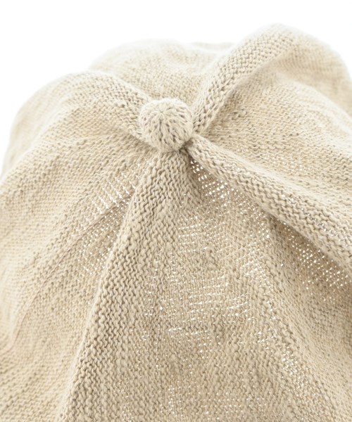 ISLAND KNIT WORKS（アイランドニットワークス）ハンチング・ベレー帽 ベージュ サイズ:- レディース/2200711400092