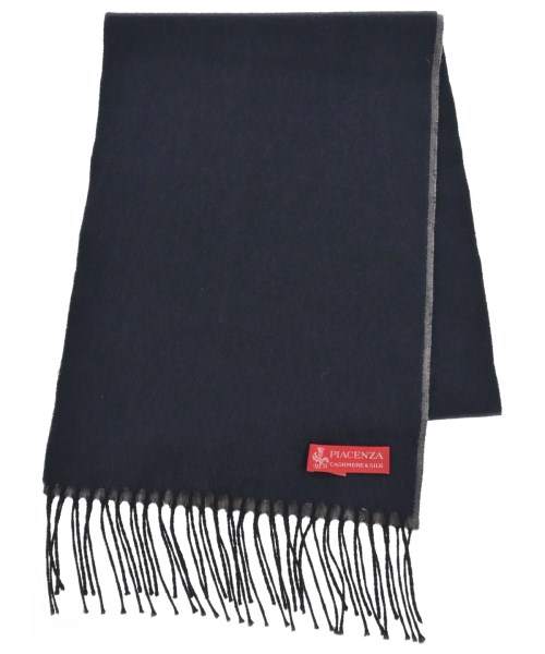 PIACENZA(ピアチェンツァ)マフラー 紺 サイズ:-/2200670123117