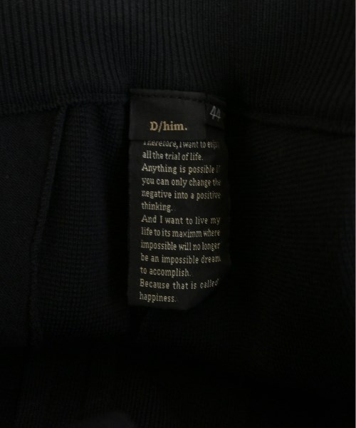 D/him（ダブルスタンダードクロージングヒム）その他 黒 サイズ:44(S位) メンズ/2200515219074