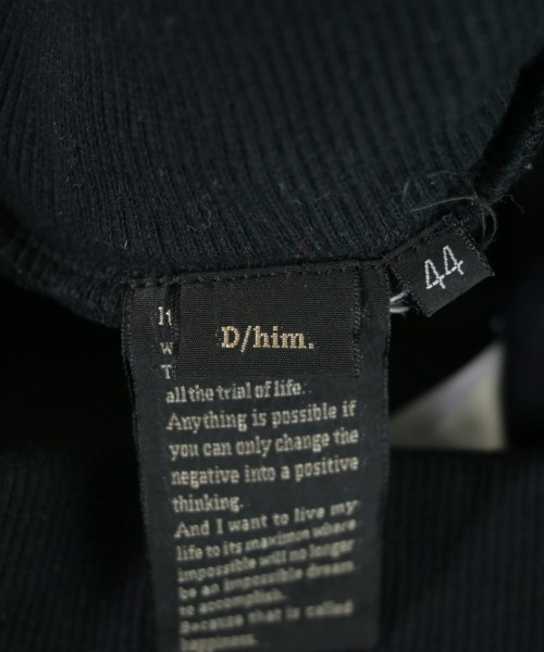 D/him（ダブルスタンダードクロージングヒム）スウェットパンツ 黒 サイズ:44(S位) メンズ/2200680131010