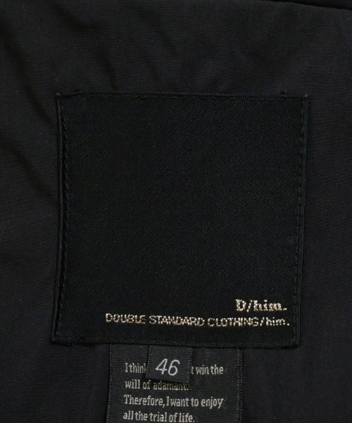 D/him（ダブルスタンダードクロージングヒム）テーラードジャケット 黒 サイズ:46(M位) メンズ/2200661929032