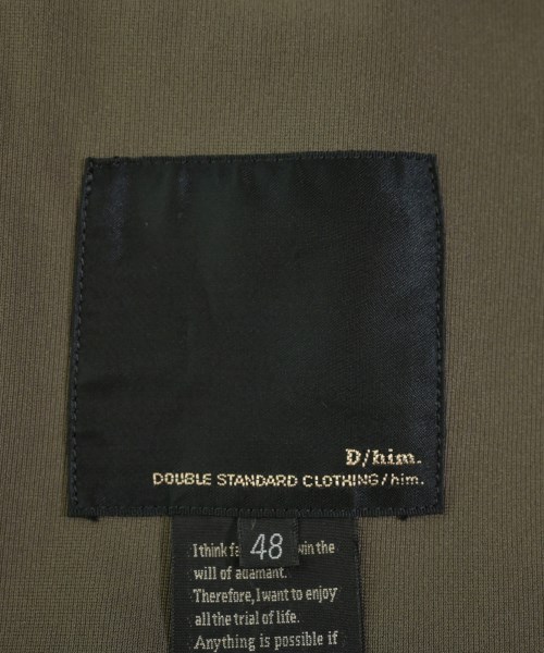 D/him（ダブルスタンダードクロージングヒム）ステンカラーコート カーキ サイズ:48(L位) メンズ/2200699474139