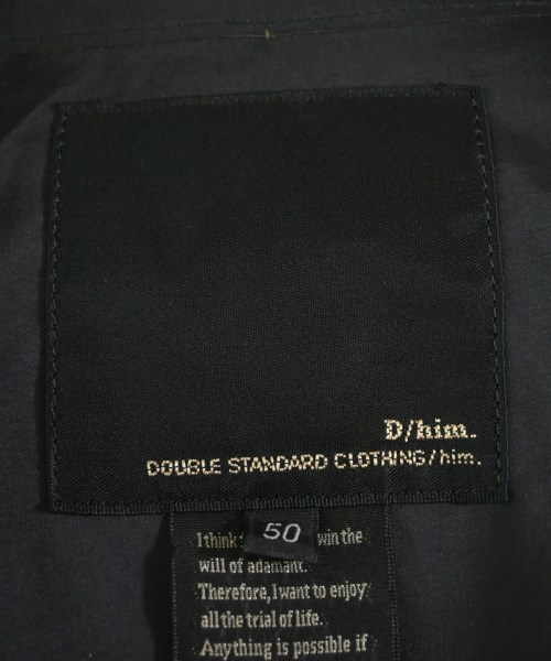 D/him（ダブルスタンダードクロージングヒム）トレンチコート 黒 サイズ:50(XL位) メンズ/2200699474375