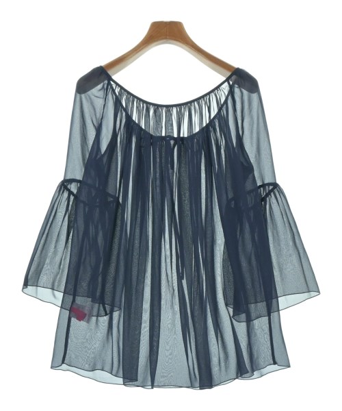 mocassin junko shimada（モカシンジュンコシマダ）ブラウス 紺 サイズ:1(S位) レディース/2200636130043
