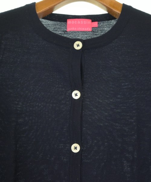 mocassin junko shimada（モカシンジュンコシマダ）カーディガン 紺 サイズ:1(S位) レディース/2200616873106