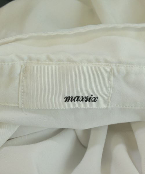 maxsix（マックスシックス）カジュアルシャツ 白 サイズ:M レディース/2200667683075