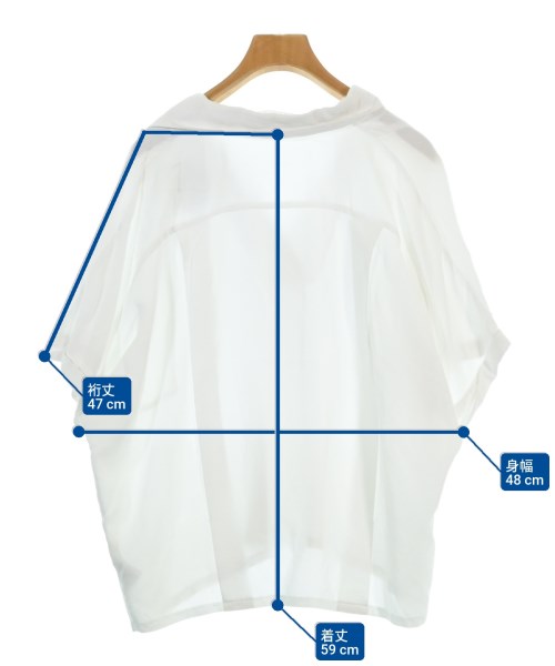 maxsix（マックスシックス）カジュアルシャツ 白 サイズ:M レディース/2200667683075