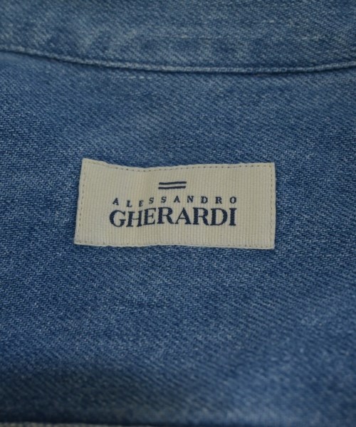 ALESSANDRO GHERARDI（アレッサンドロゲラルディ）カジュアルシャツ 青 サイズ:XL メンズ/2200640307042