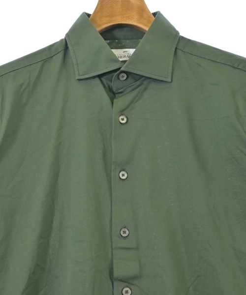 ALESSANDRO GHERARDI（アレッサンドロゲラルディ）カジュアルシャツ 緑 サイズ:16(L位) メンズ/2200644845038