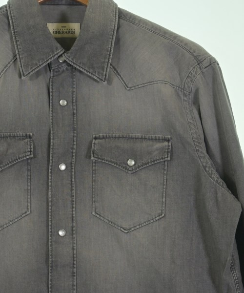 ALESSANDRO GHERARDI（アレッサンドロゲラルディ）カジュアルシャツ グレー サイズ:40(L位) メンズ/2200633601010