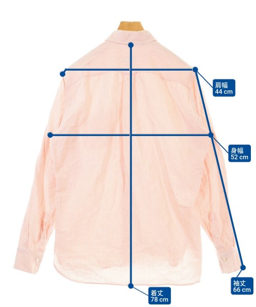 ALESSANDRO GHERARDI（アレッサンドロゲラルディ）カジュアルシャツ オレンジ サイズ:40(L位) メンズ/2200678296035