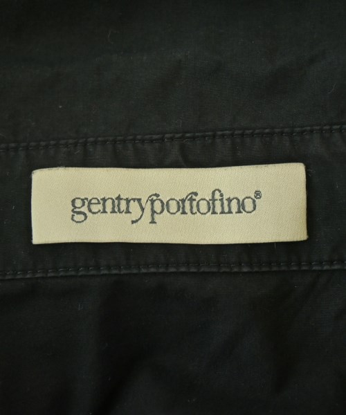 gentryportofino（ジェントリーポルトフィーノ）シャツワンピース 黒 サイズ:-(M位) レディース/2200706905038