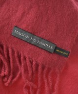 Maison de Famille（メゾンドゥファミーユ）ストール 赤 サイズ:- レディース/2200690821079
