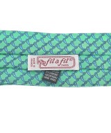 fil a fil（－）ネクタイ 緑 サイズ:- メンズ/2200632965113