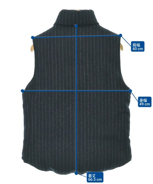 Pester（ペスター）ダウンジャケット/ダウンベスト 紺 サイズ:3(L位) メンズ/2200671926076