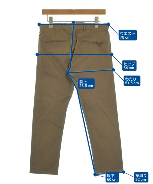 BERWICH（ベルウィッチ）チノパン 茶 サイズ:42(XS位) メンズ/2200636550049