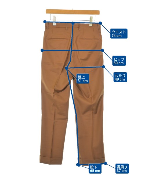 BERWICH（ベルウィッチ）スラックス 茶 サイズ:42(XS位) メンズ/2200629744042