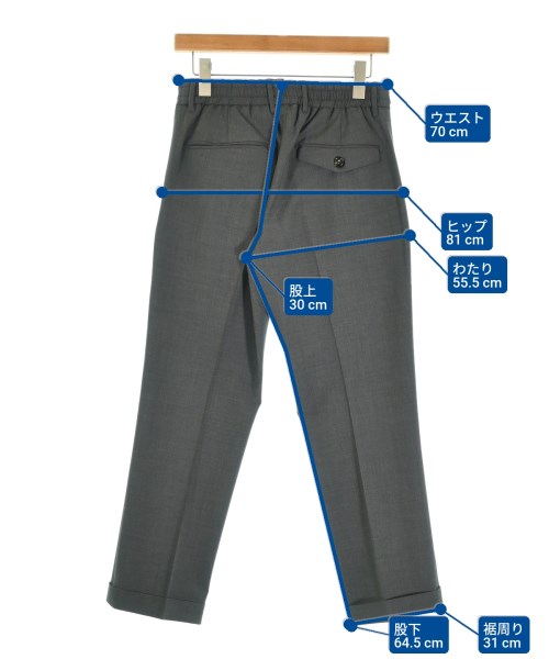 BERWICH（ベルウィッチ）スラックス グレー サイズ:44(S位) メンズ/2200679136019