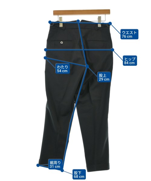 BERWICH（ベルウィッチ）スラックス 黒 サイズ:44(S位) メンズ/2200657650131