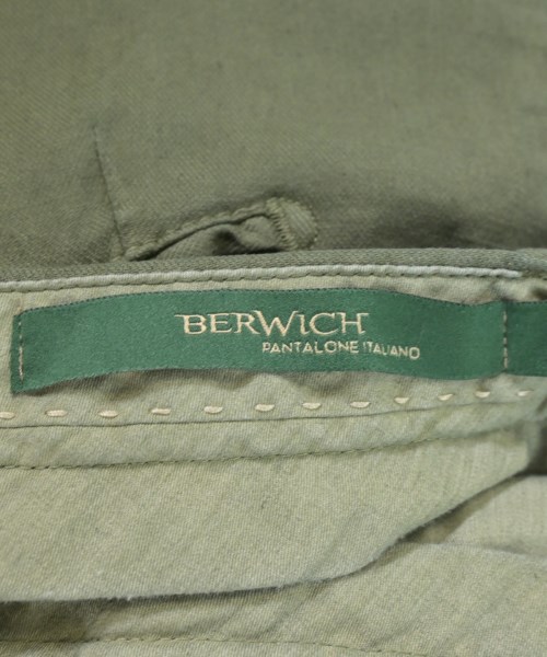 BERWICH（ベルウィッチ）スラックス カーキ サイズ:52(XXL位) メンズ/2200699691093