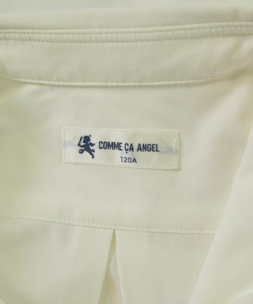 COMME CA angel（コムサエンジェル）シャツ 白 サイズ:120(7T-8T) キッズ/2200621125047